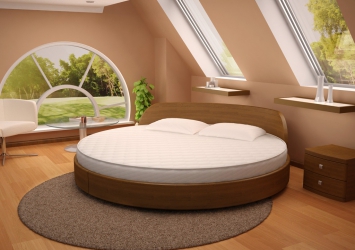 Круглая кровать Амата